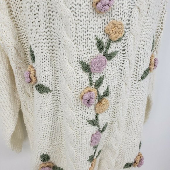 Vintage 90s Y2K Needles And Yarn Knit Sweater - Picture 2 of 6